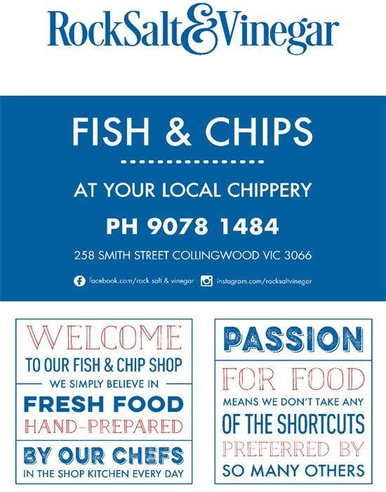 Rock Salt & Vinegar Menu, Menu for Rock Salt & Vinegar, Collingwood