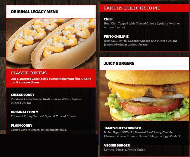 Coney Cruiser Menu, Menu for Coney Cruiser, Spring Branch, Houston ...