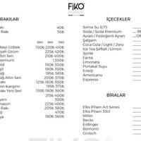 Fiko Ocakbasi Menu Fiko Ocakbasi Yenikoy Merkez Istanbul Icin Menu