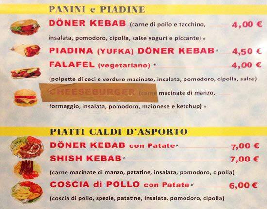 Menu di Princi Bakery 