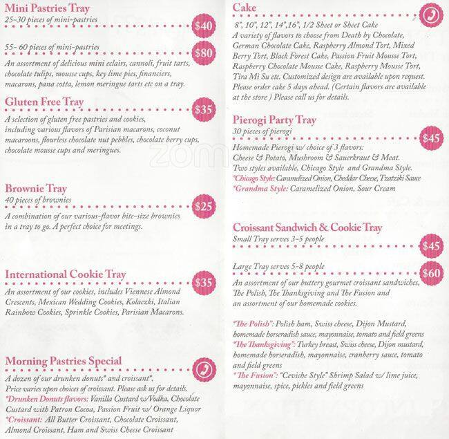 Delightful Pastries Menu, Menu for Delightful Pastries, Lincoln Park ...