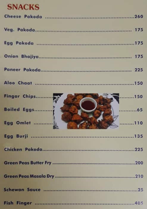 Sip N Dine Resto - Bar menu