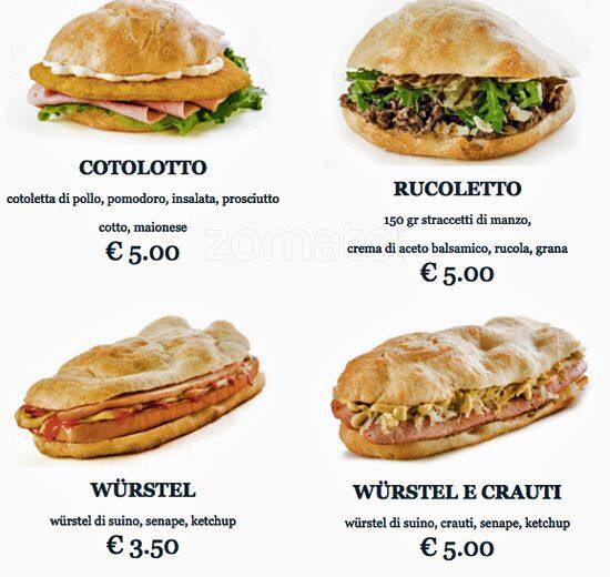 Menu di Garden Ristò 