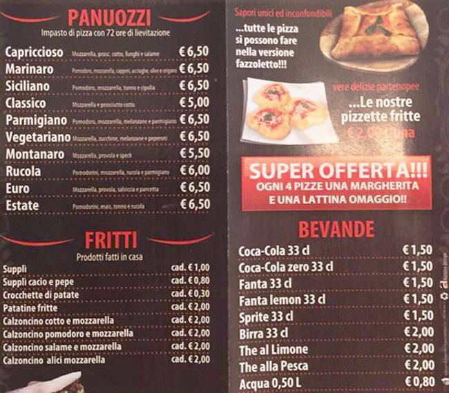 Menu di Reginella 