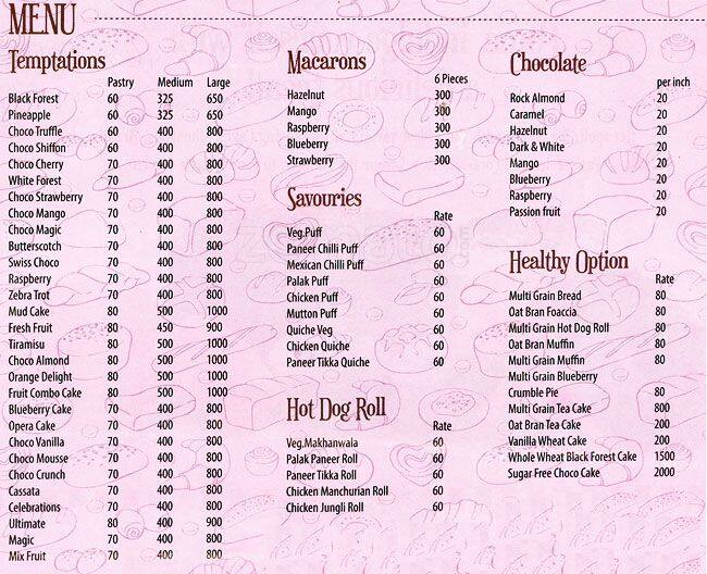 BakeALicious Menu, Menu for BakeALicious, Kopar Khairane, Navi Mumbai Zomato
