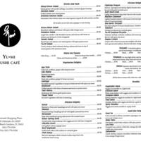 Yu Mi Sushi Japanese Menu Menu For Yu Mi Sushi Japanese Palm