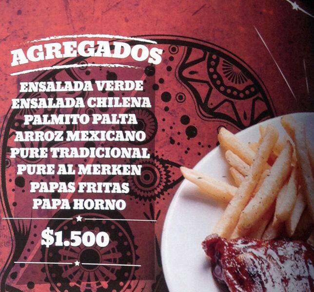 Tquila menu