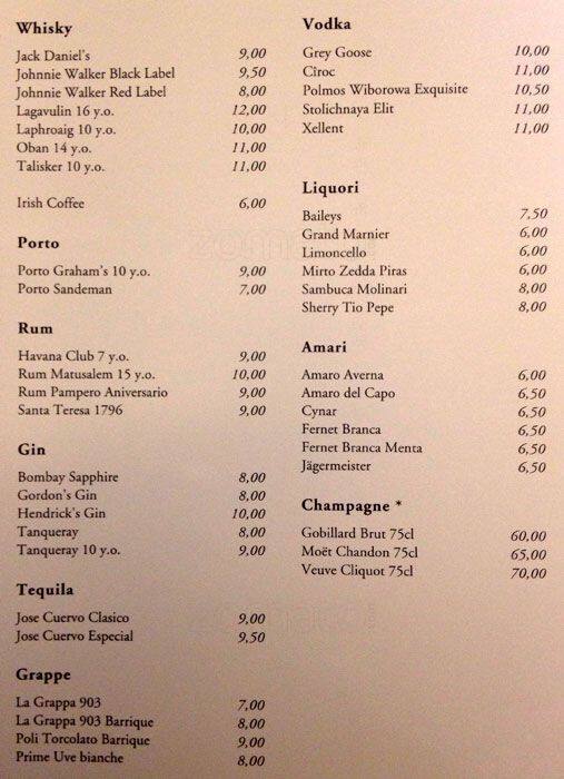 Menu di L'e 