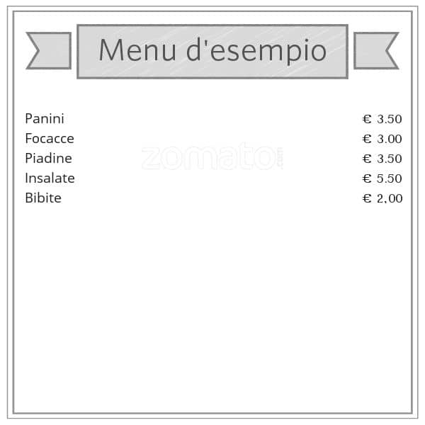 Menu di Nero Cafè 