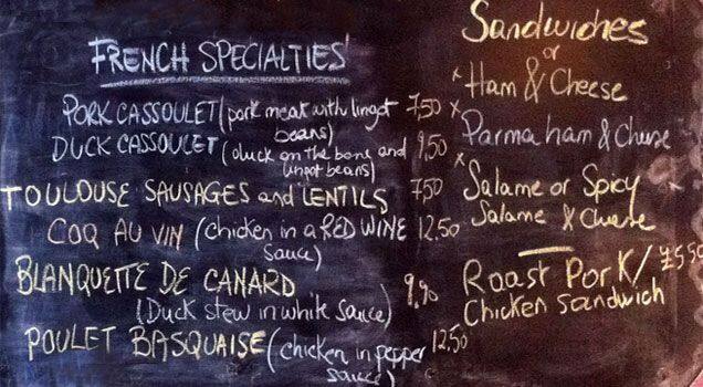 Gusti menu