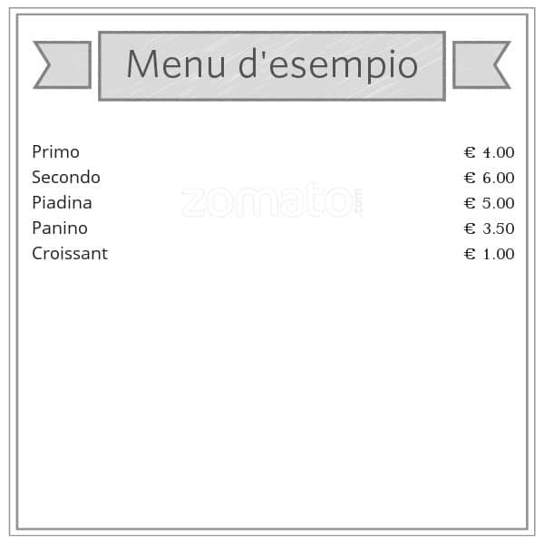 Menu di Bar Brianza 