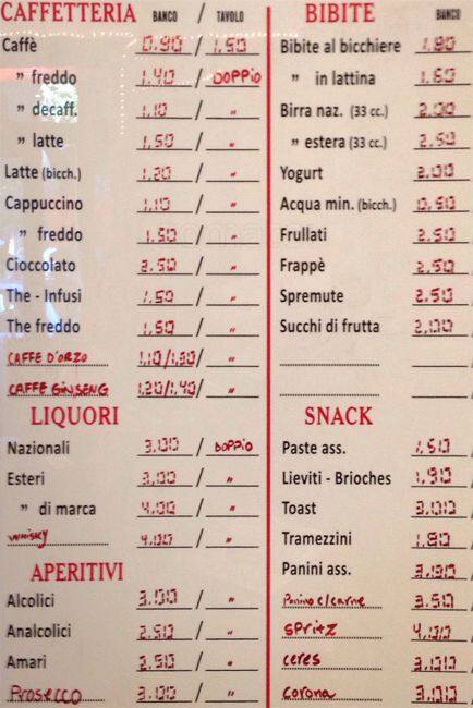 Menu di ENJOY BAR 
