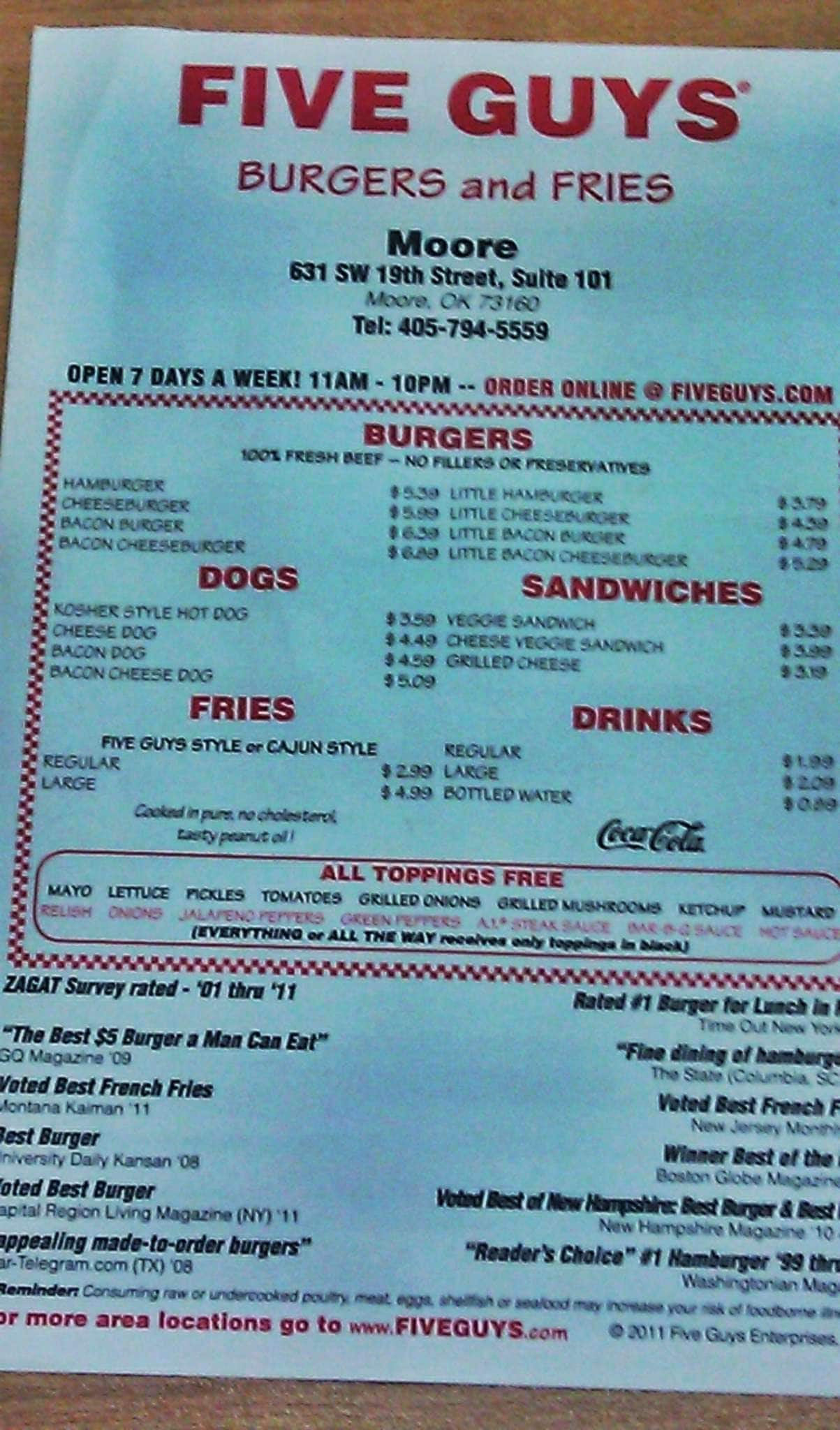 Five Guys Locations 40