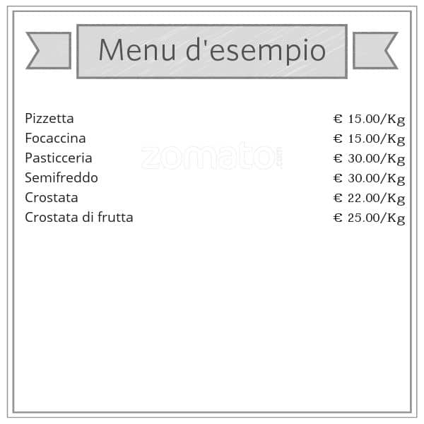 Menu di Panificio Galantino Giovanna....panetteria...pasticceria 