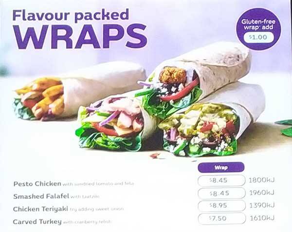 Carta de Subway