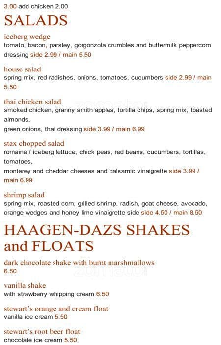 Menu At Stax Burgers The Opryland Hotel On Delta Island Nashville The Restaurant Information Including Stax Burgers At Opryland Hotel On Delta Island Menu Items And Prices May Have Been Modified Since Last