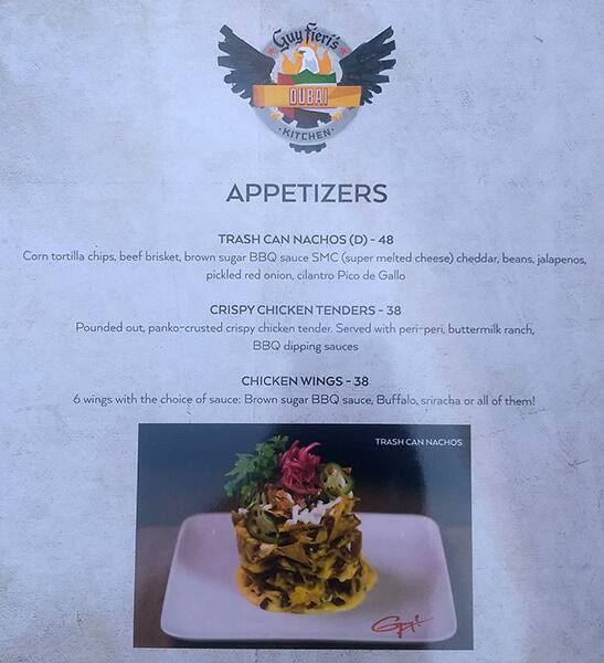 Guy Fieri S Kitchen Menu Menu For Guy Fieri S Kitchen Palm