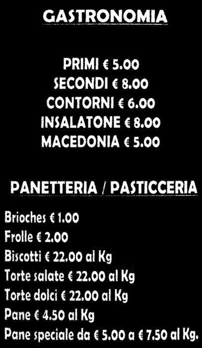 Menu di Signori si nasce 