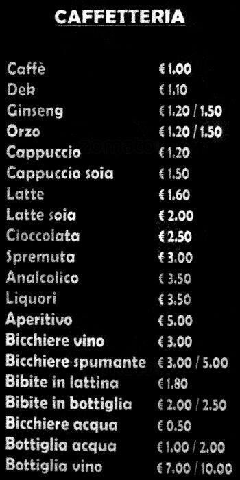Menu di Signori si nasce 