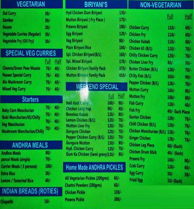 Homely Curries & Pickles Menu Zomato