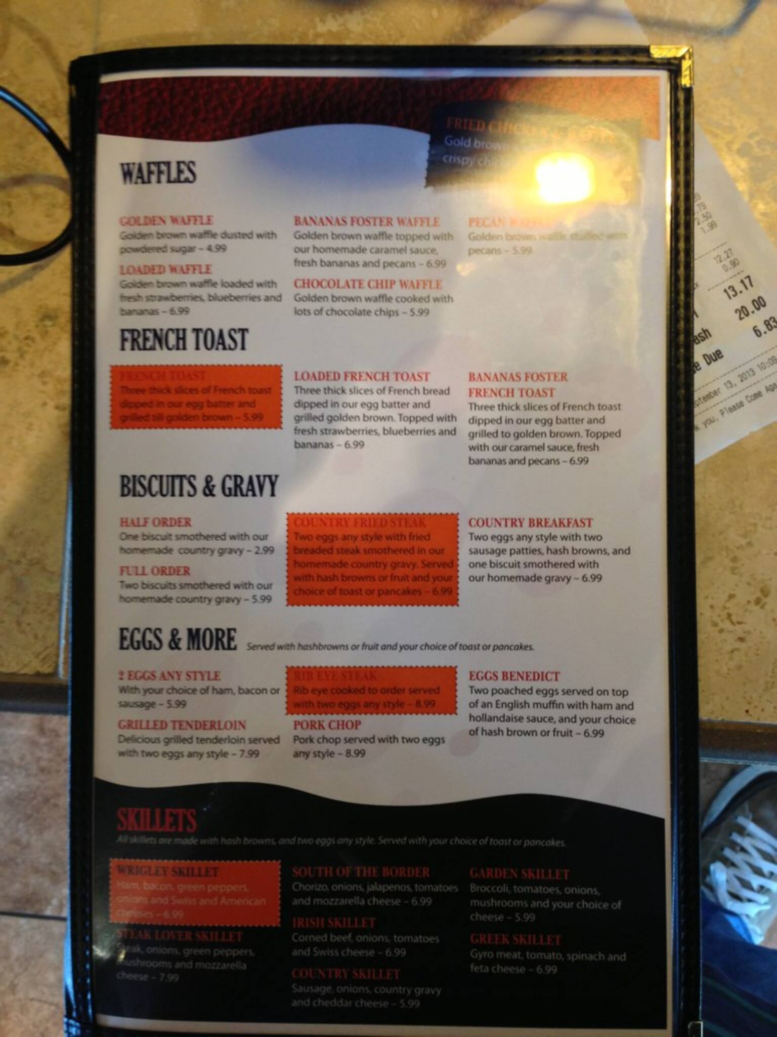 Menu at Cleavers Chicago Style Flavor restaurant, Evansville