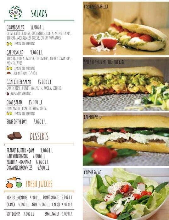 crumb menu