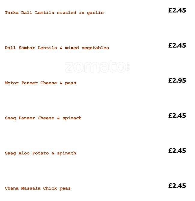 Desh menu