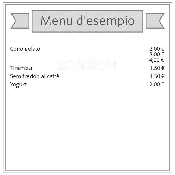 Ice Cream Factory a Roma Foto del Menu con Prezzi Zomato Italia