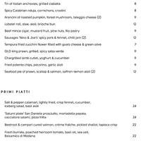 Sette Bello Menu Menu For Sette Bello Glen Waverley Melbourne