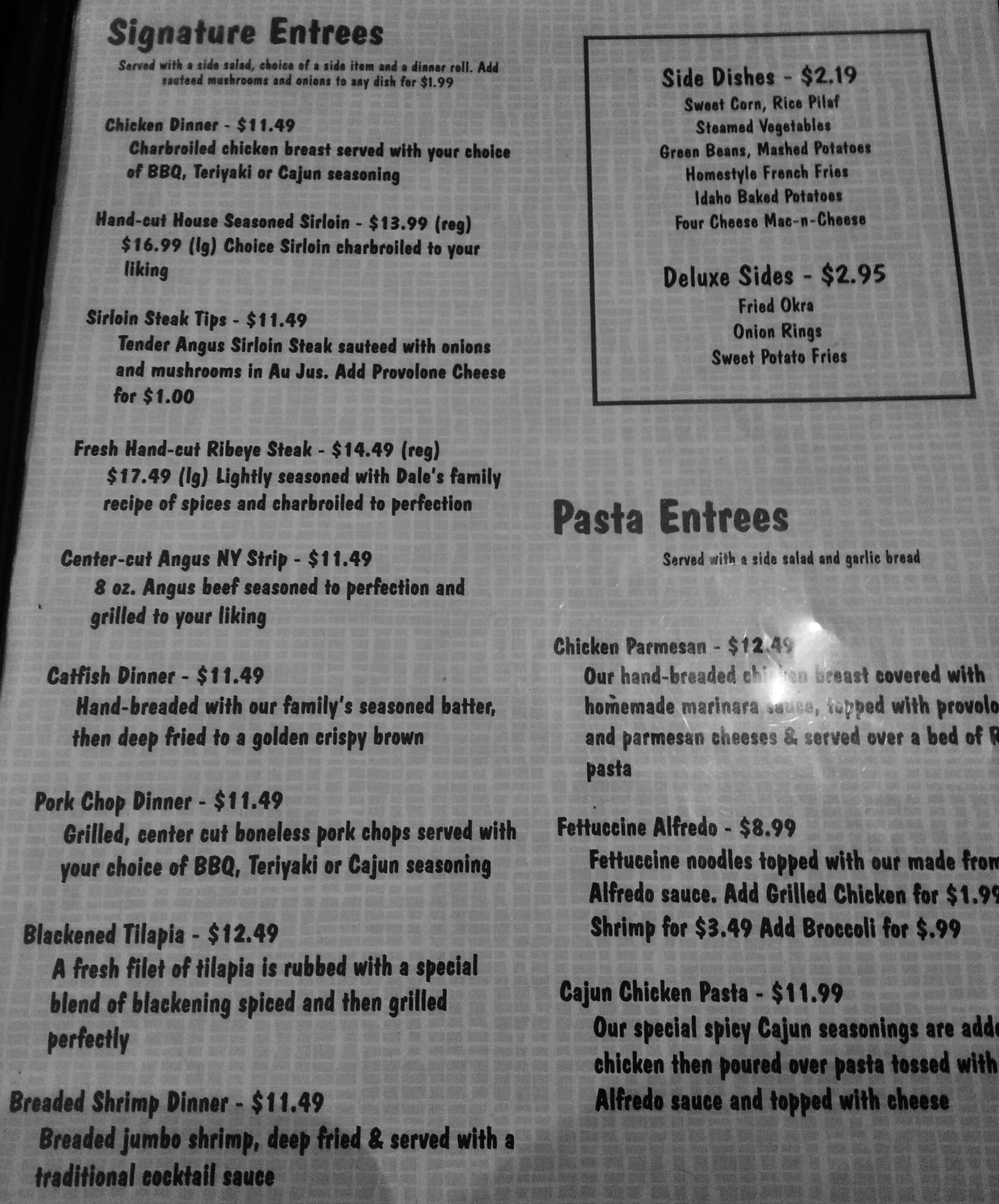 Dale's Family Restaurant Menu Urbanspoon/Zomato
