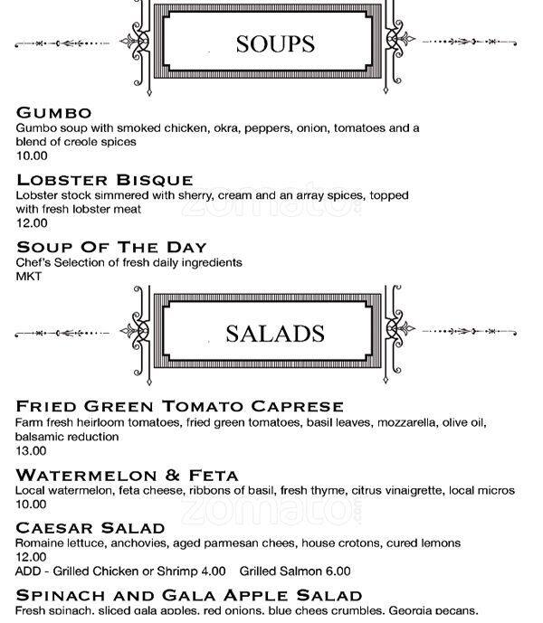 Scales 925 Menu, Menu for Scales 925, Downtown, Atlanta Urbanspoon/Zomato