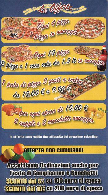 Menu di La Bontà Pizza Kebab 