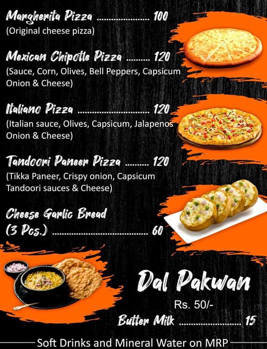 Shreeji Sev Usal menu