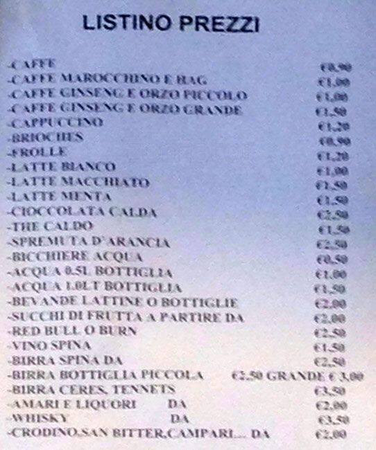 Menu di DOBERMANN Pub - Milano 