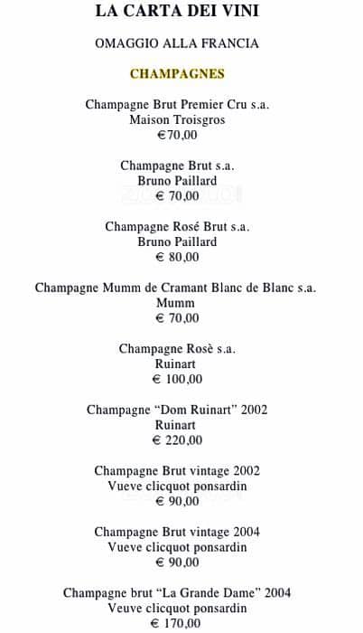 Menu di Daniel 