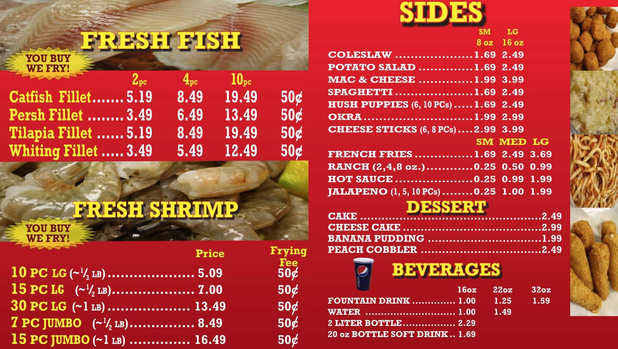 captain jays menu