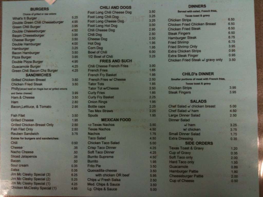 The Grill Menu, Menu for The Grill, Dalhart, Dalhart Urbanspoon/Zomato