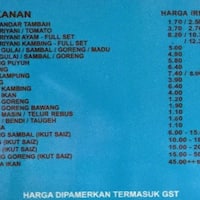 Nasi Kandar Pelita Bangsar Baru Kuala Lumpur