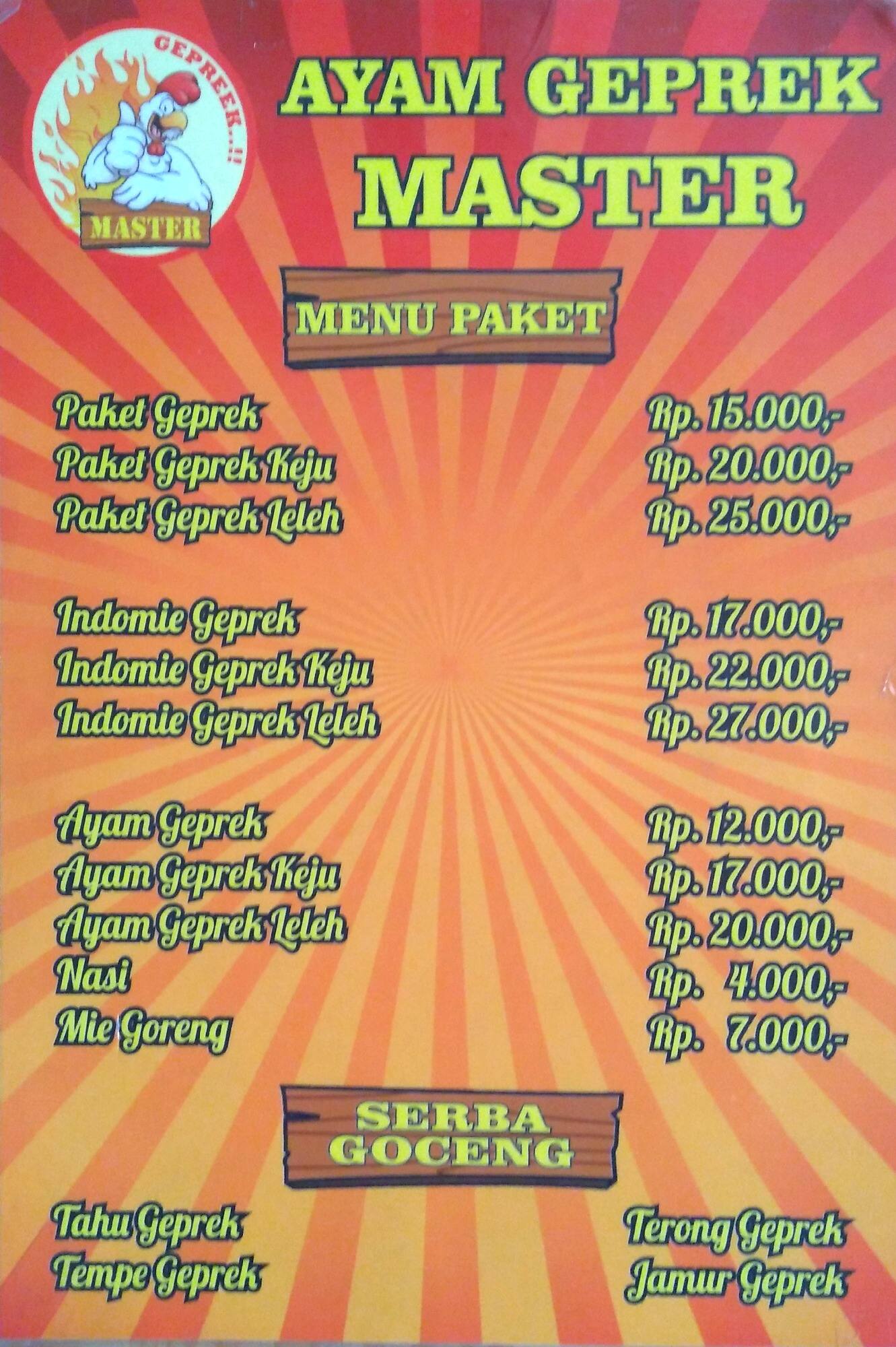 Indomie Mi Goreng Ayam Geprek Mi Goreng Aje