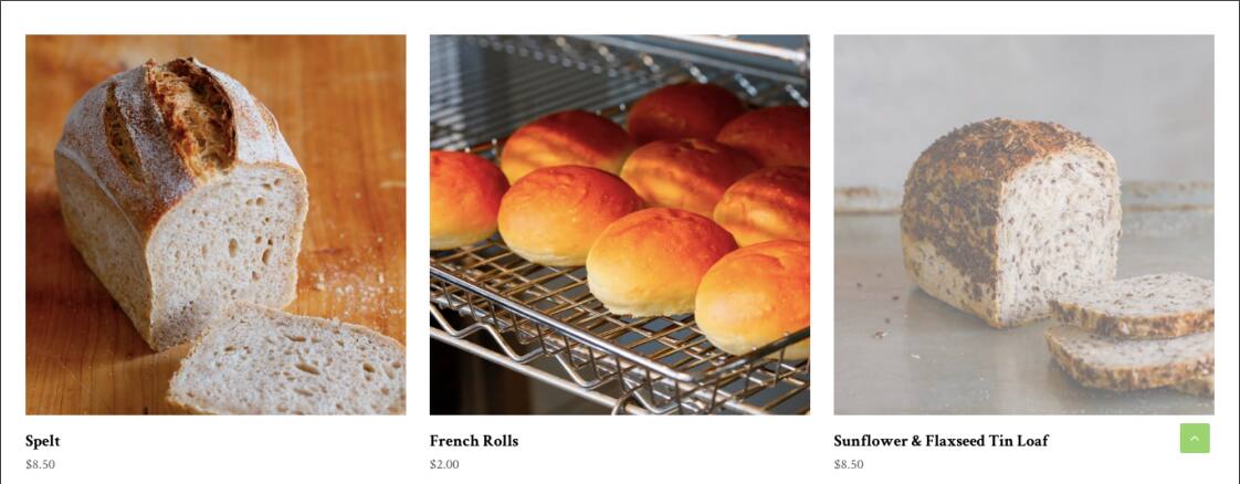 4&20 Bakery menu