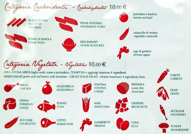 Menu di Metropolitan 