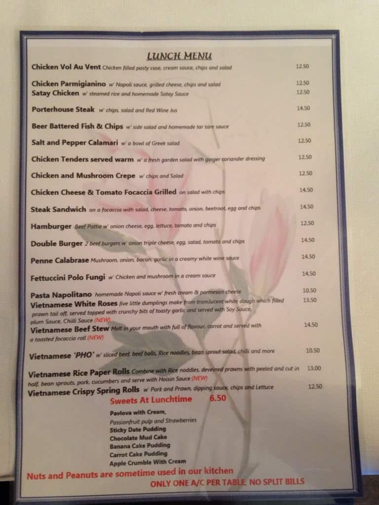 Harry Limes Menu, Menu for Harry Limes, Ballarat, Ballarat Urbanspoon/Zomato