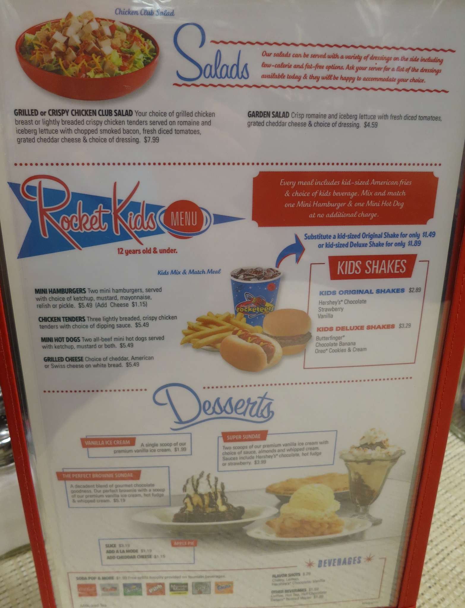 Carta de Johnny Rockets