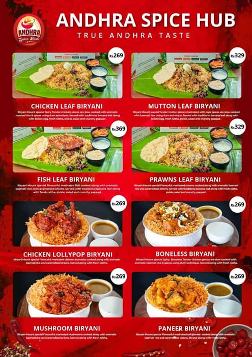 Imperio Restaurant menu