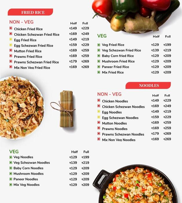 Imperio Restaurant menu