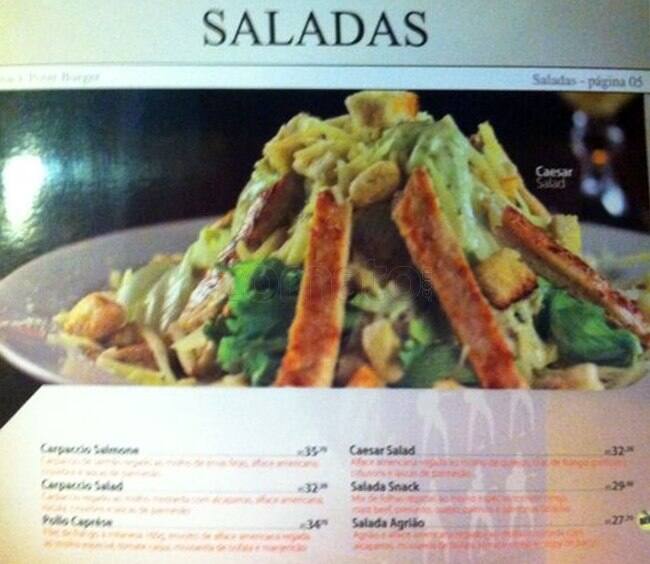 Snack Burgeria cardápio