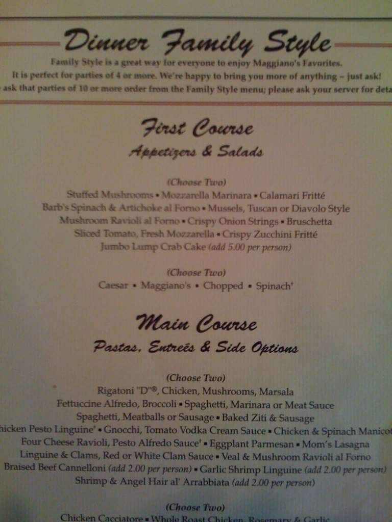 Maggianos Thanksgiving Menu 2025 With Prices Usa Teddy Malinde