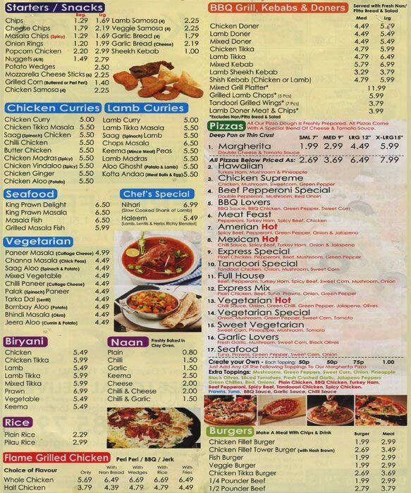 Flame Grilled Kebabish Menu, Menu for Flame Grilled Kebabish, Fulham