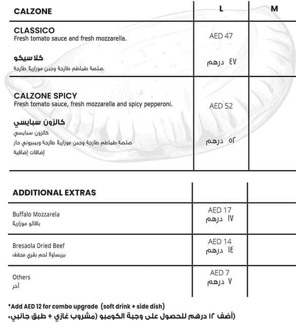 Menu at Golositalia JLT restaurant, Dubai, Jumeirah Lake Towers ...