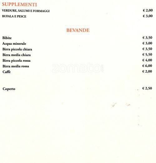 Menu di Viveca Pizza e Di Più 